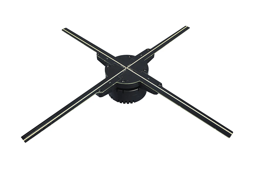 50cm 50 см 3D Голограмма вентилятор wifi приложение управление вентилятор экран голографический дисплей голографический рекламный светильник светодиодный вентилятор голограмма внутреннее шоу - Wattage: 50cm