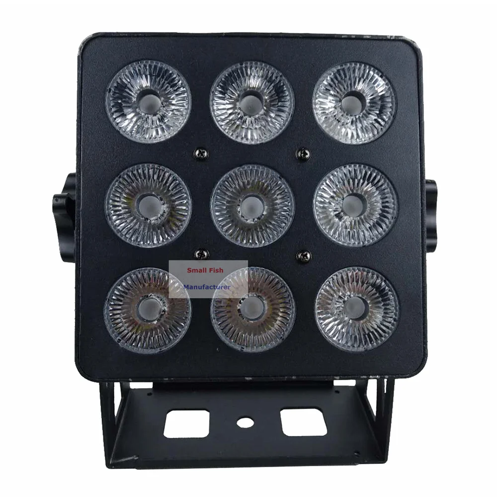 9X18W LED Par огни RGBWA-UV 6в1 плоский DMX контроллер Дискотека профессиональное освещение