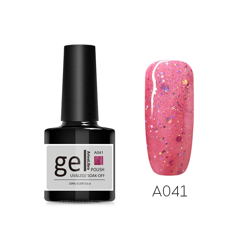 A041 AriesLibra Гель-лак для ногтей лак Vernis клей УФ лампа 10 мл замачиваемый лак светодиодный Гель-лак для ногтей - Цвет: A041