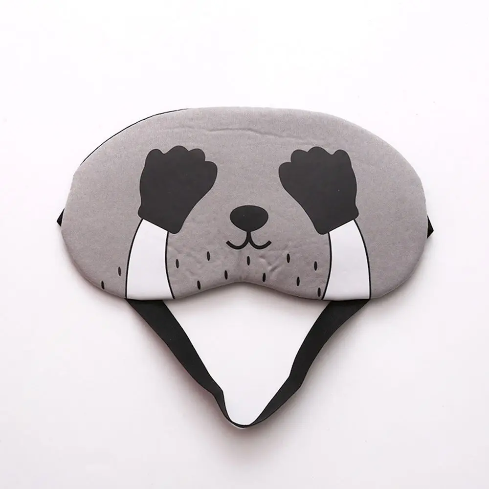 02 1 шт. спальная маска Eyepatch повязка на глаза, маска для сна хлопок креативный, милый, мультяшный для глаз Путешествия расслабляющий спальный помощь глаз патч затенение глаз маска - Цвет: 02