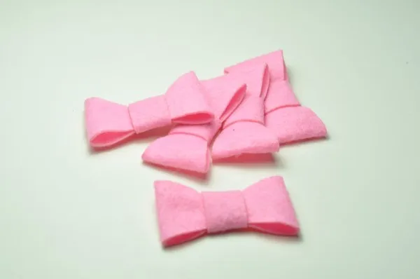 

120pcs/lot 2 inch 6colors Newborn Cute Felt Bows For Baby Boutique HairBows/Hairclips Lovely Handmade Girls' Hair Accessories