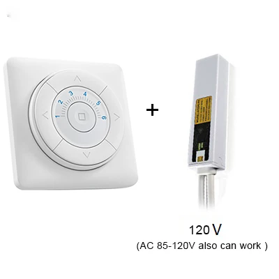 Emitter 110Vreceiver Универсальная гаражная дверь пульт дистанционного управления 6CH управление Лер для электронной автоматизированная штора жалюзи ворота дистанционного управления домашней автоматизации - Цвет: Emitter 110Vreceiver