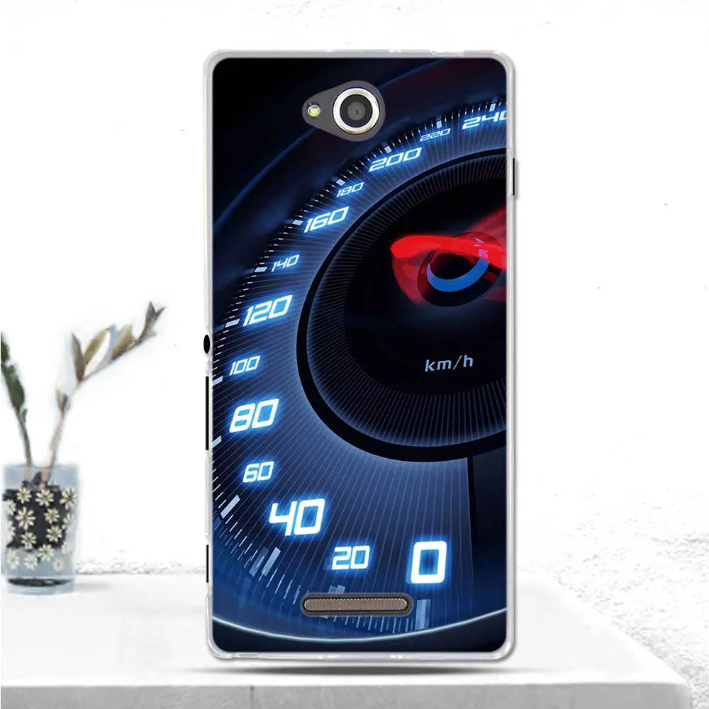Soft Silicone TPU Back Cover For Sony Xperia C CN3 C2304 C2305 S39 S39H Phone Case Luxury Coque 2304 2305 | Мобильные телефоны и