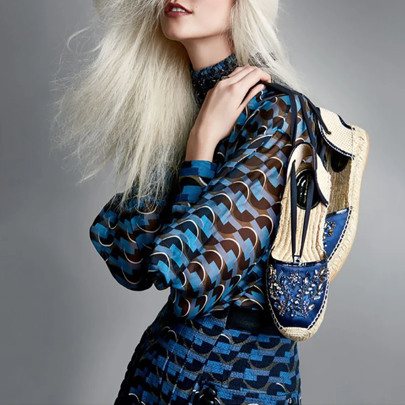 Женское платье с высокой талией VGH летнее богемное воротником стойкой и длинным