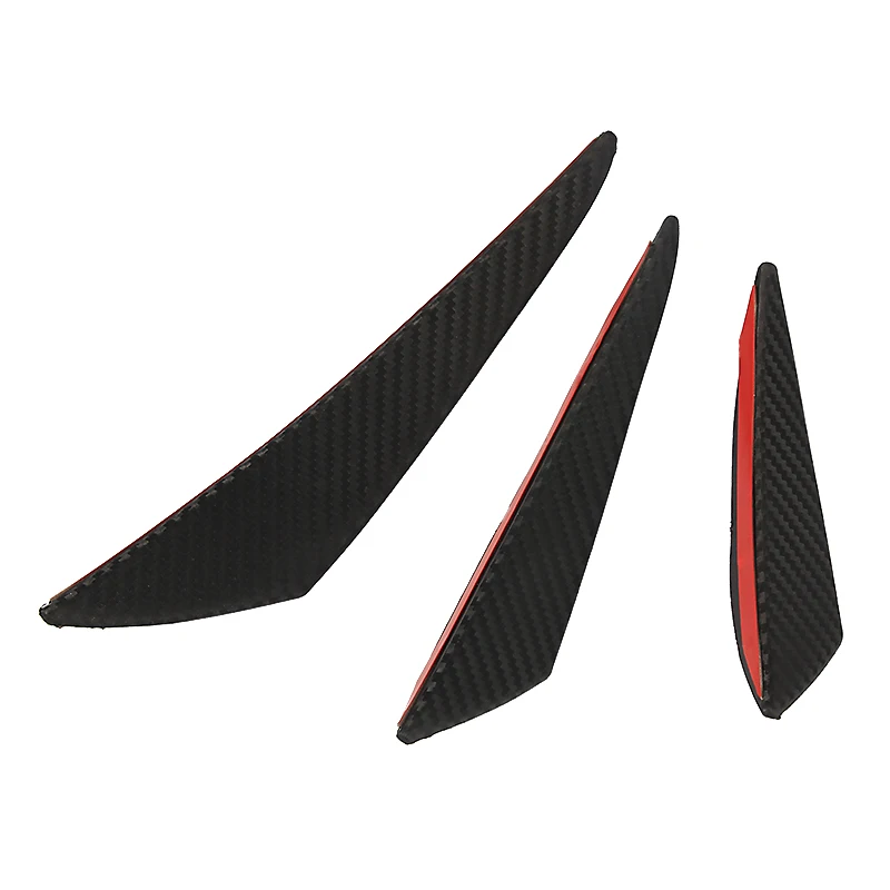 6 шт./компл. универсальные аксессуары для стайлинга автомобиля из углеродного