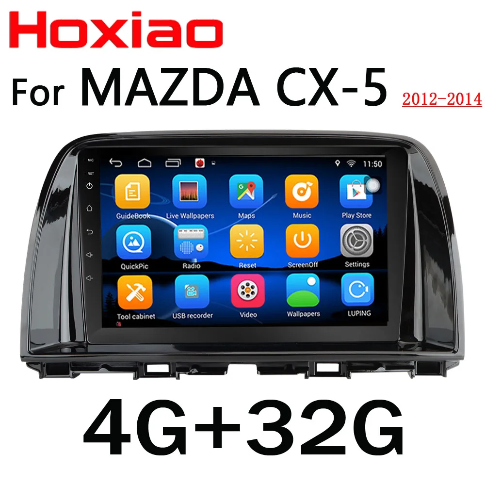 Для Mazda CX-5 CX5 CX 5 2012 2013 9 дюймов 1024*600 экран Автомобильный Android Радио BT WiFi gps стерео 2 din Автомобильный dvd-плеер - Цвет: 4G