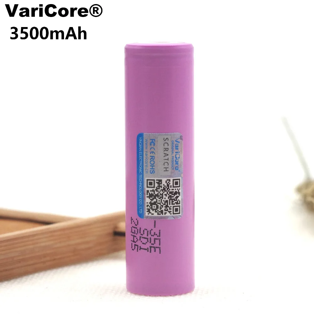 3CPS VariCore 35E оригинальный литиевый аккумулятор 18650 3500 мАч 3 7 в 25 А высокая мощность