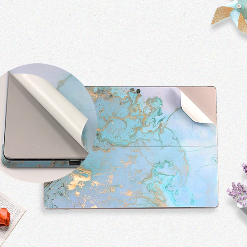 Зеленые листья наклейка для ноутбука для Micro Surface Pro 4 Pro 5 Pro 6 Виниловая наклейка для ноутбука Surface 13,5 Go чехол для компьютера