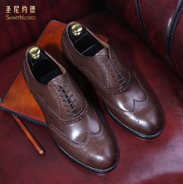 2016 итальянские мужские свадебные туфли с вырезами в стиле барокко классические