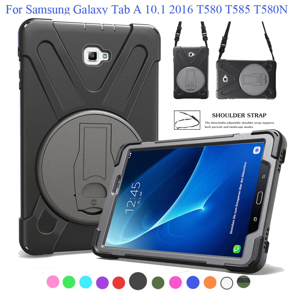Чехол для Samsung Galaxy Tab A 10 1 2016 SM T580 T585 прочная сверхмощная Противоударная подставка