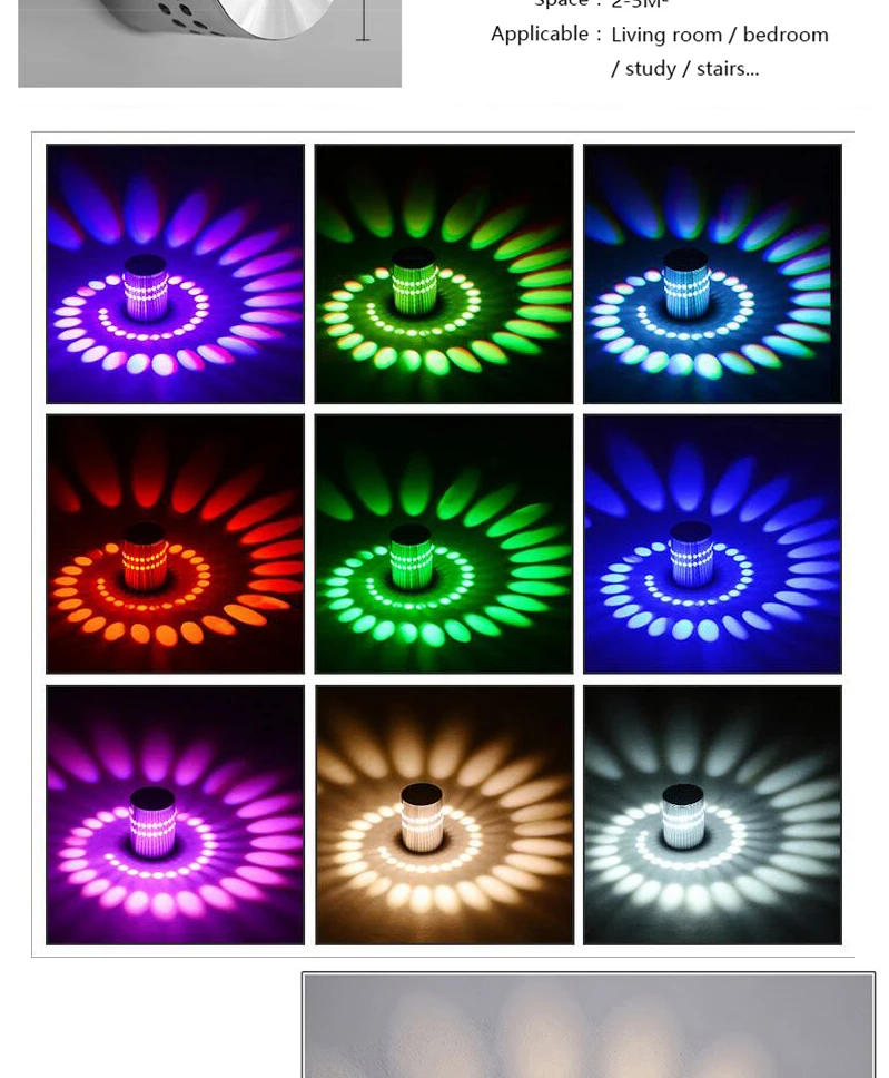 Современные светодиодные потолочные лампы 3 Вт RGB дистанционный эффект светильник для вечерние DJ клуб эльф гостиная спальня лампа светильник ing