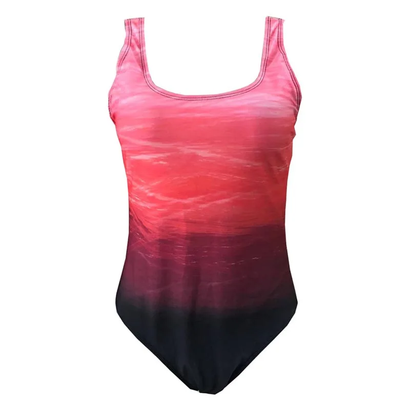 Фиолетовый синий розовый черный цвет женская тонкая градиентная печать