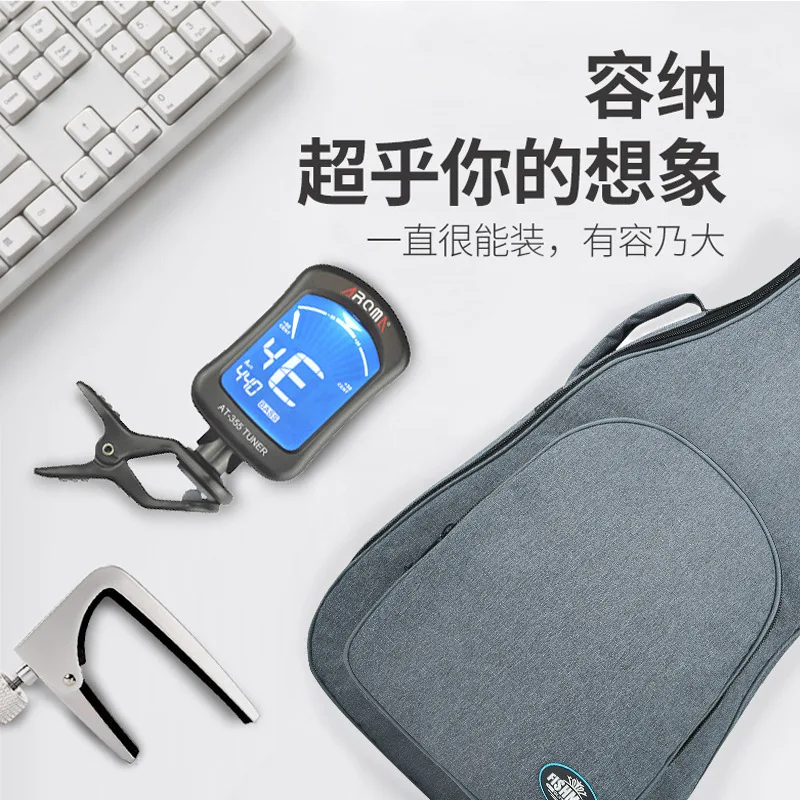 40/41" Acoustic Classical Guitar Bag Case Backpack Double Shoulder Straps Portable 25mm Thicken Pad Oxford Backpack Funda Guitar