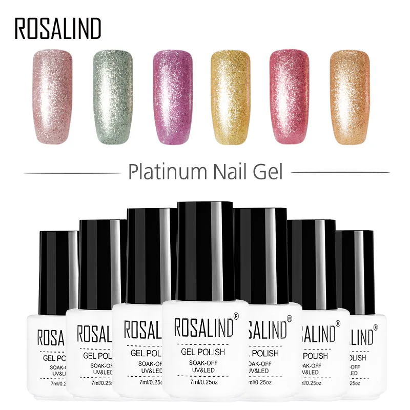 7ml Holographic Nail Gel Polish Laser Glitter Sequins Stripe Varnish Soak Off UV Lacquer | Красота и здоровье