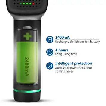 Массажный пистолет 5 скоростей беспроводной ручной массажер для глубоких тканей