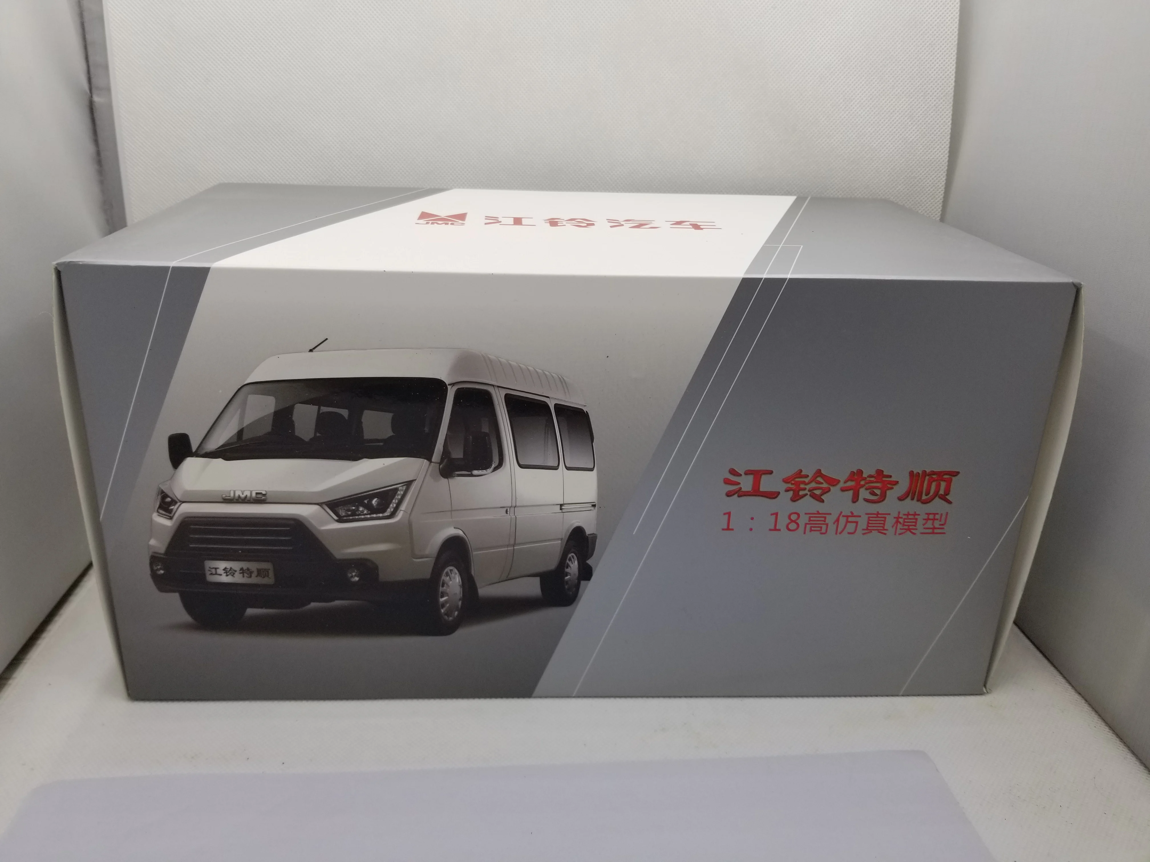 1:18 литая модель для Ford JMC Teshun Transit White MPV игрушечный автомобиль из сплава