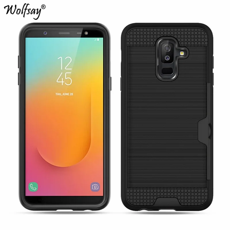 Чехол для samsung Galaxy J8 2018 бронированный силиконовый Жесткий чехол телефона