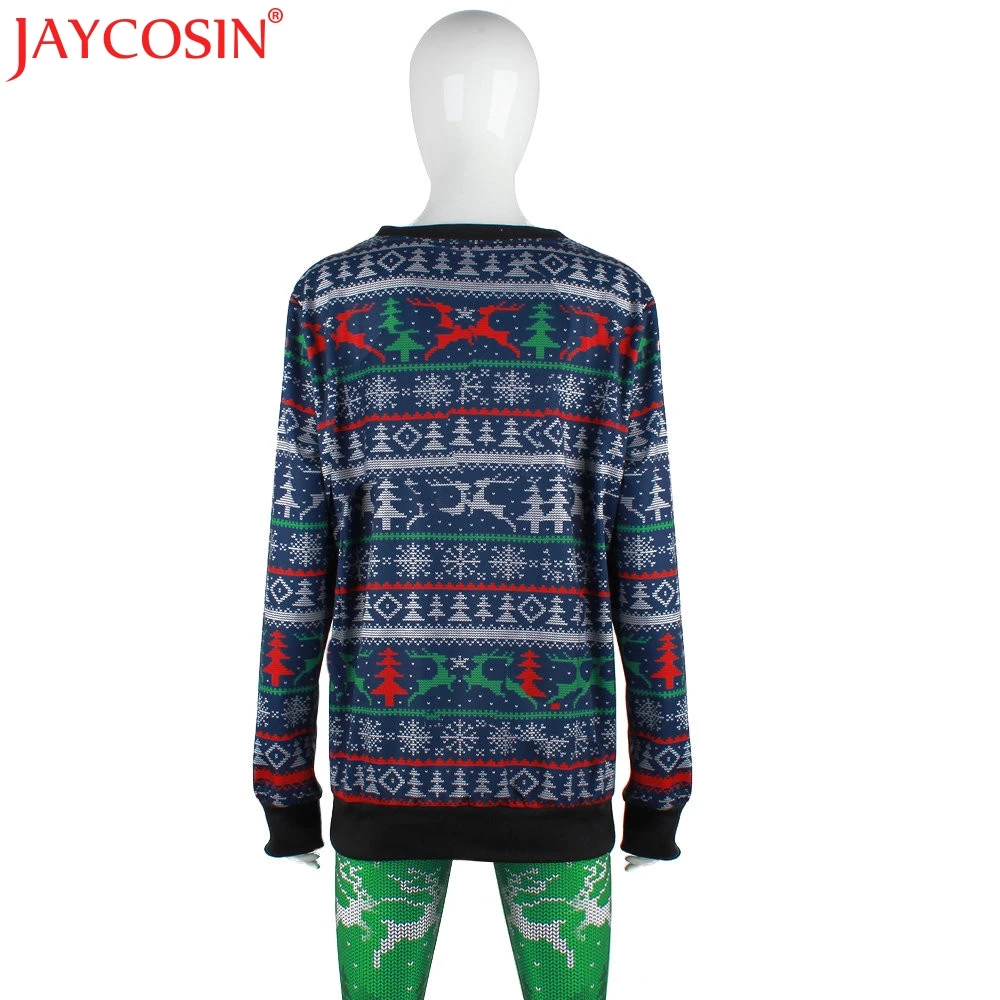 JAYCOSIN толстовки и свитшоты женские 2017 зимние Рождественские с 3D рисунком Nev29