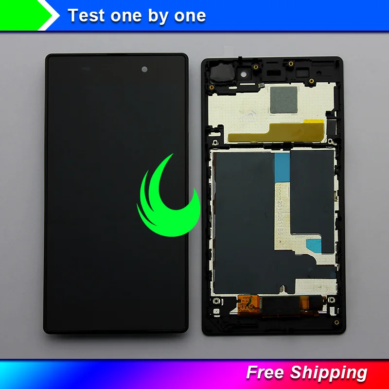 Оригинальный ЖК-дисплей для Sony Xperia Z1 L39H дигитайзер сенсорного экрана с рамкой C6902
