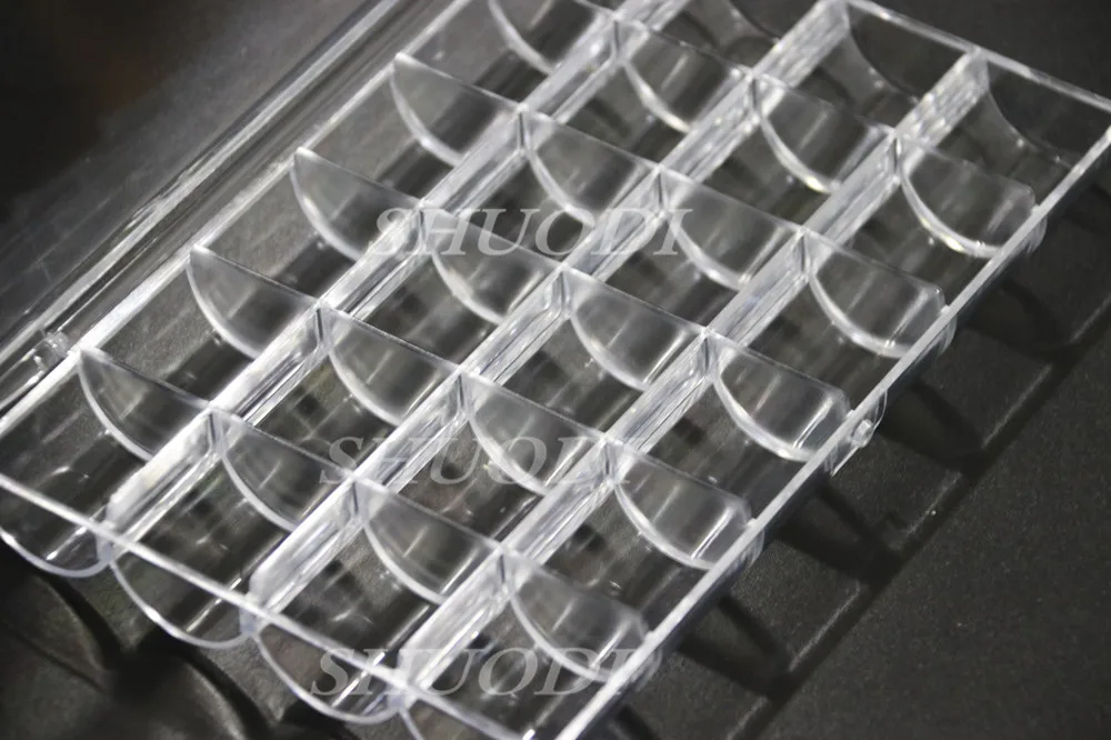24 Slots Acrylic Container for Dental Orthodontic Brackets/Buccal tubes Materials Parts Case Box |