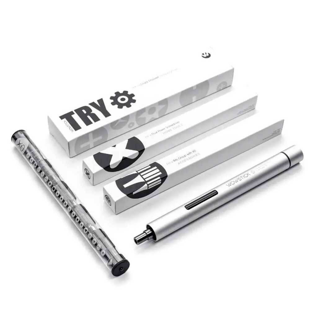 

New Youpin Wowstick Try Upgraded Electric Screwdriver 20 In 1 Sets Aluminium Body With DIY Tools Kit