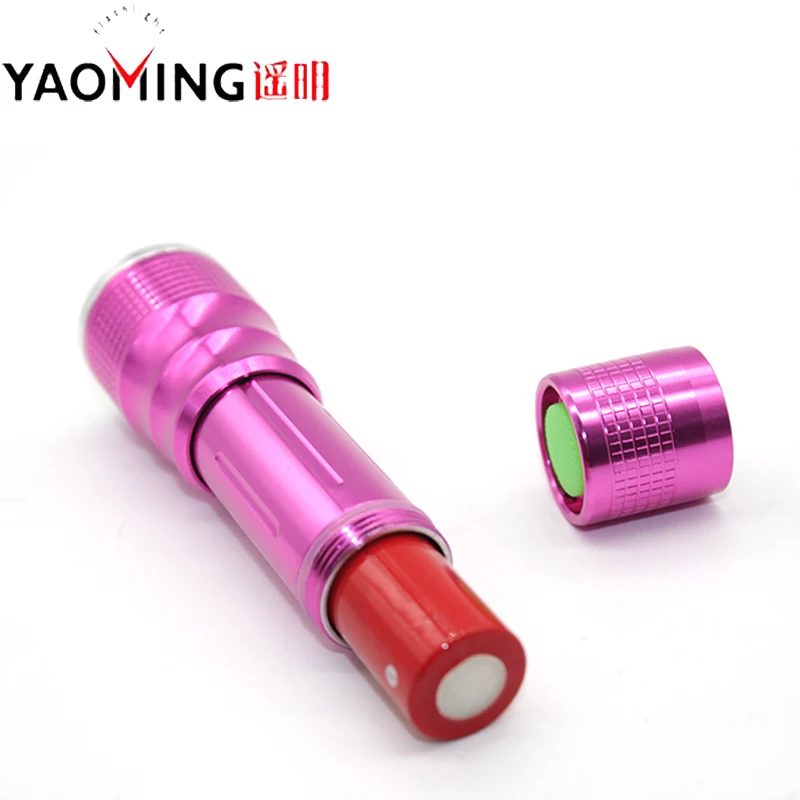 Профессиональный Cree Led 5 Вт Водонепроницаемый масштабируемый 365nm УФ фонарик