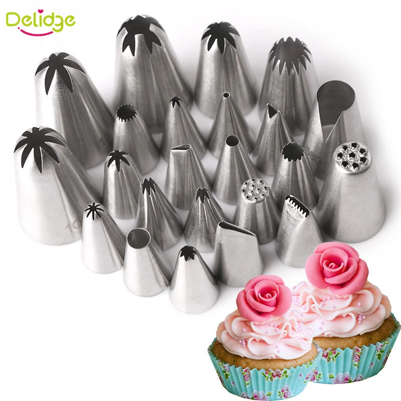 1 шт. насадки для украшения капкейка из нержавеющей стали|nozzle decorate|cake nozzlepiping nozzles |