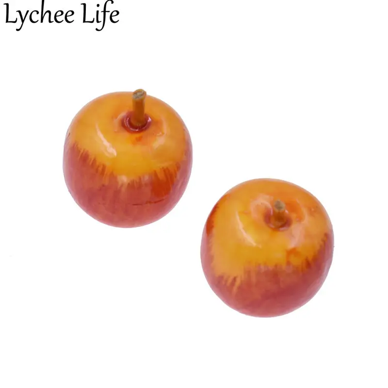 Lychee 50 шт. искусственное яблоко пластиковая пена яблоки фрукты современный стиль