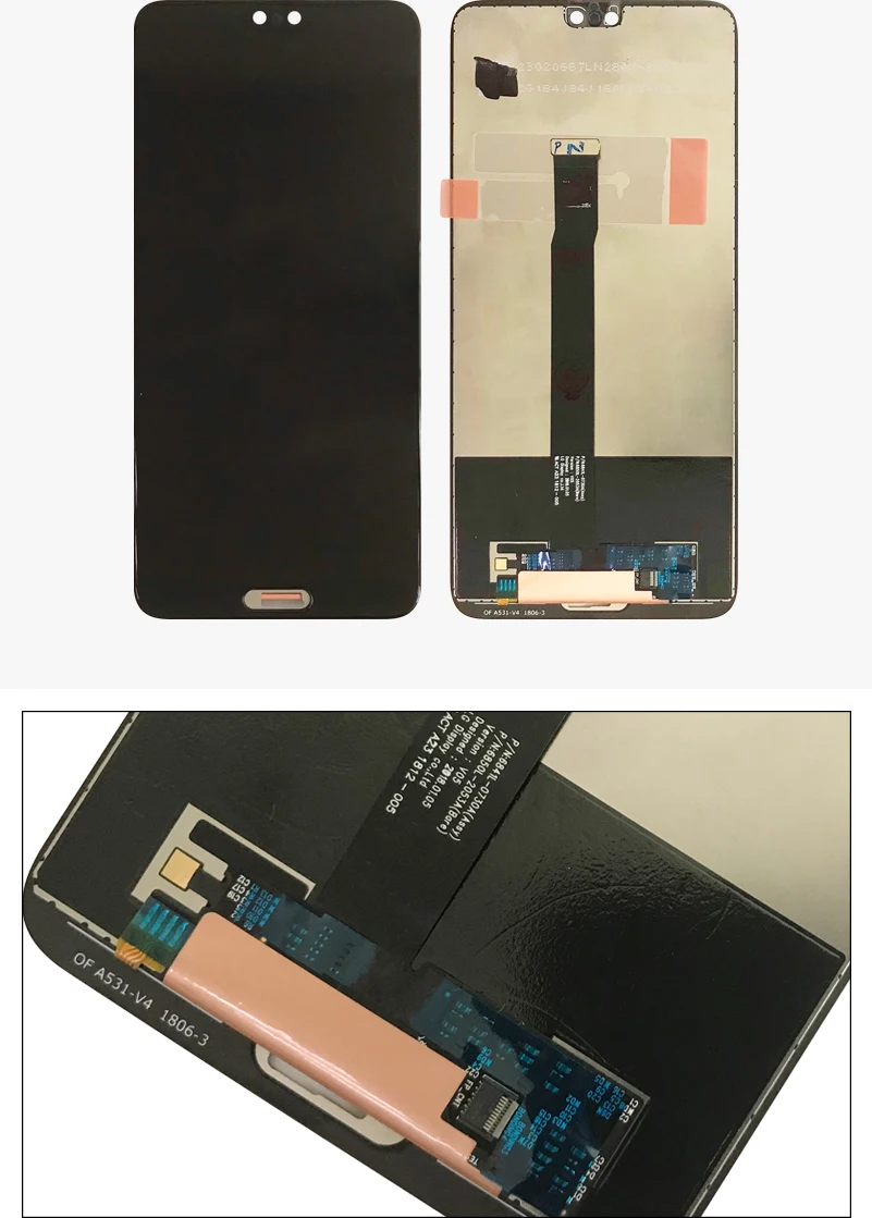 5,8 дюймов AAA Качество Экран с рамкой для HUAWEI P20 ЖК-дисплей Экран дисплея для HUAWEI P20 Экран ЖК-дисплей Дисплей EML-AL00 EML-AL01