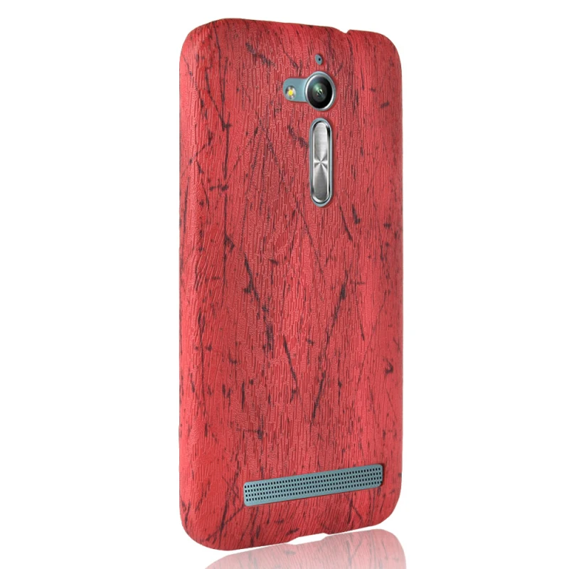 Для Asus Zenfone Go ZB500KL чехол задняя крышка искусственная кожа + Поликарбонат жесткий