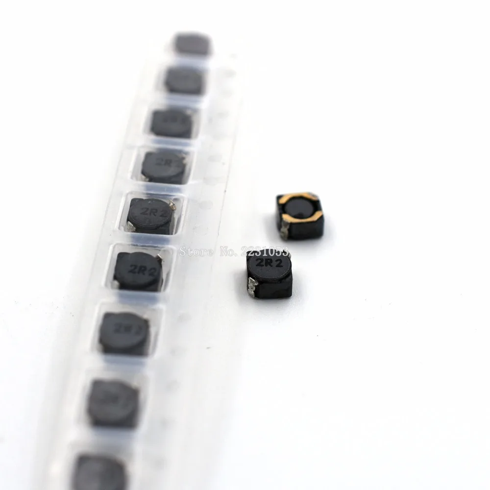 10 шт./лот CDRH4D28 SMD силовой индуктор 2.2uH 2.2uh 2R2 экранированный 5*5*3 мм индуктивность|inductor 2.2uh|power inductorsmd power inductor |