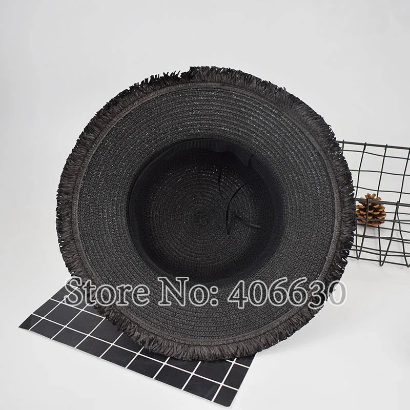 Летние повседневные соломенные Панамы для женщин с широкими полями женские