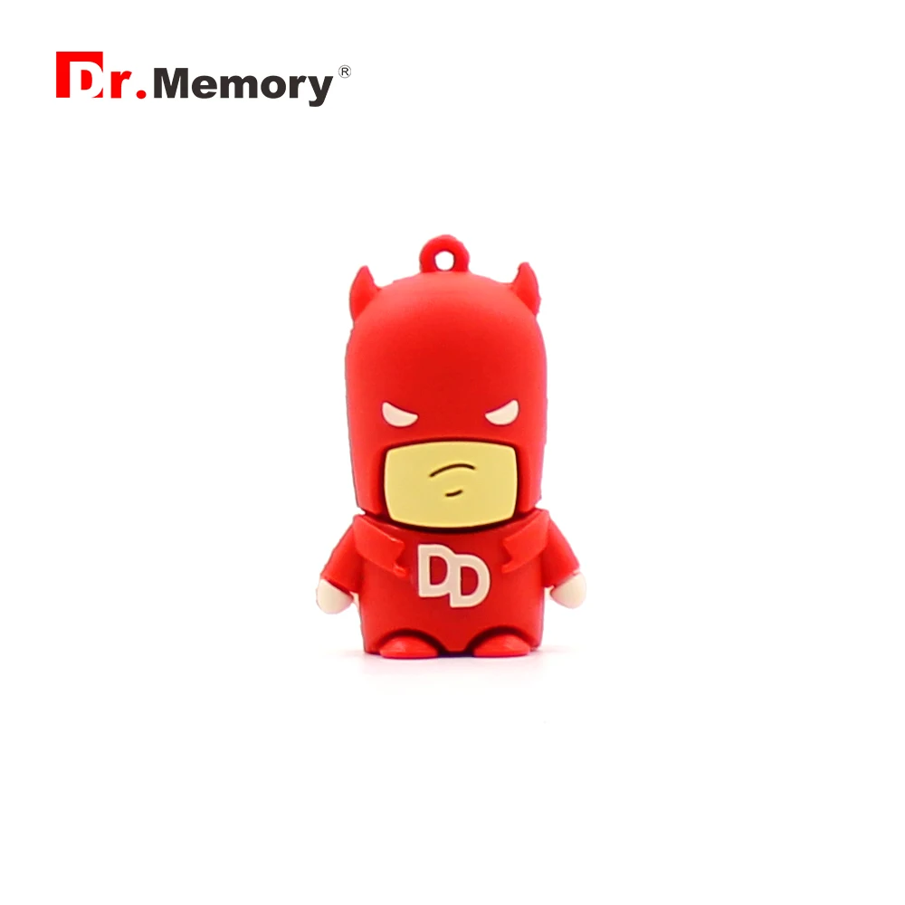 daredevil Флэш-накопитель с героями мультфильма супергерой памяти USB автомобиль милые флешки 128 ГБ 4 ГБ 8 ГБ 16 ГБ 32 ГБ флеш-накопитель USB карта памяти флэш-диск подарки - Цвет: daredevil