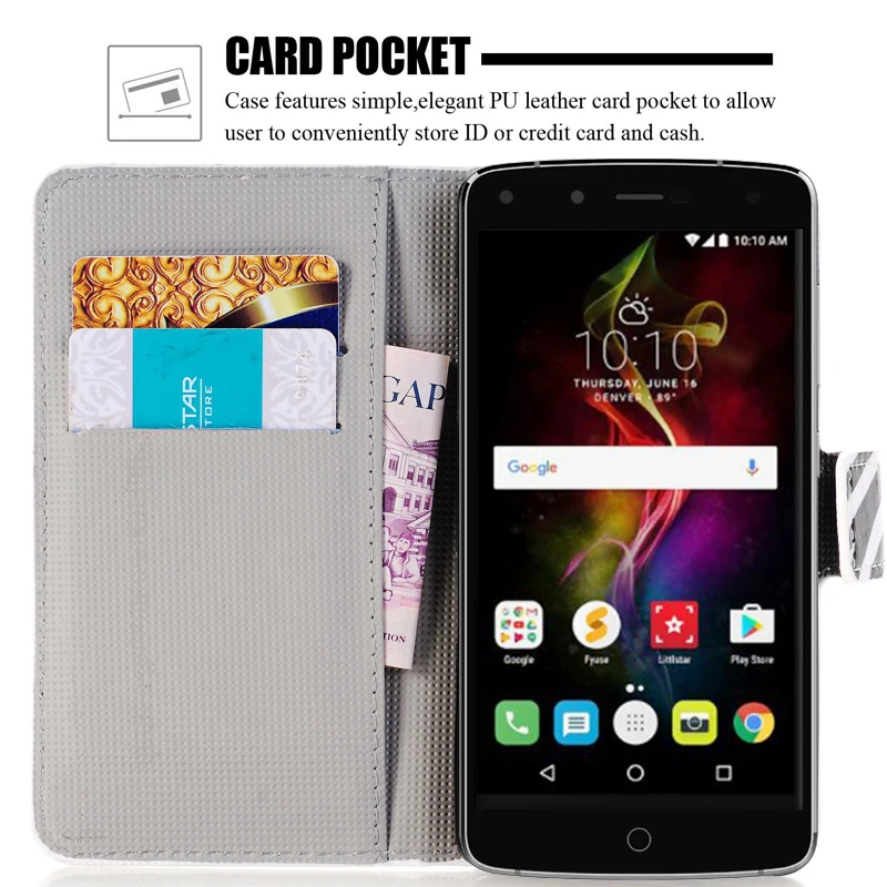 Цветной чехол для телефона из искусственной кожи Alcatel One Touch Pop 3 5015D pop35 0/5015 D3 C9
