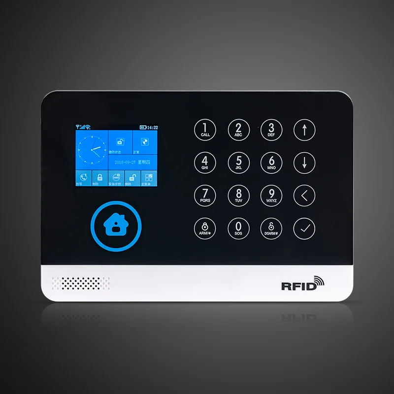 WG11 Wi-Fi GSM сигнализация беспроводная домашняя охранная сигнализация приложение управление RFID карта детектор движения PIR дверной датчик дистанционного управления