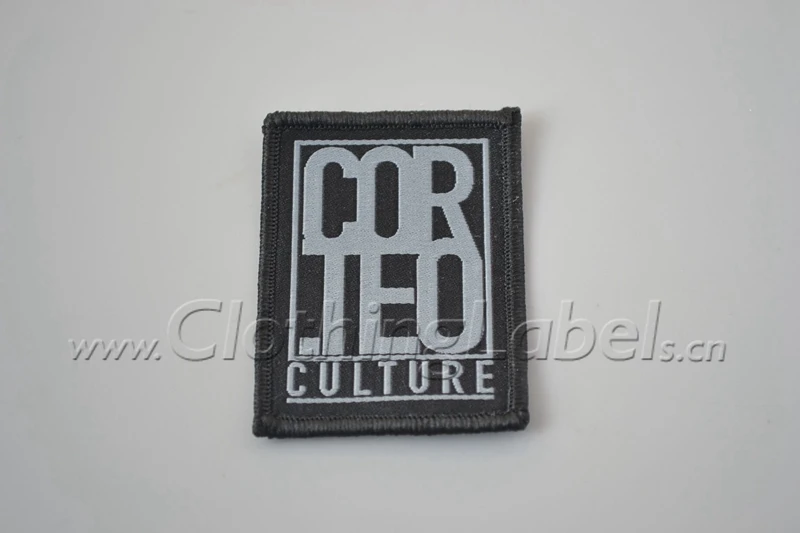 

Hand made badge embroidery patch etiqueta Custom woven patches badges Mian label Washable tags Garment Tag brand high quality