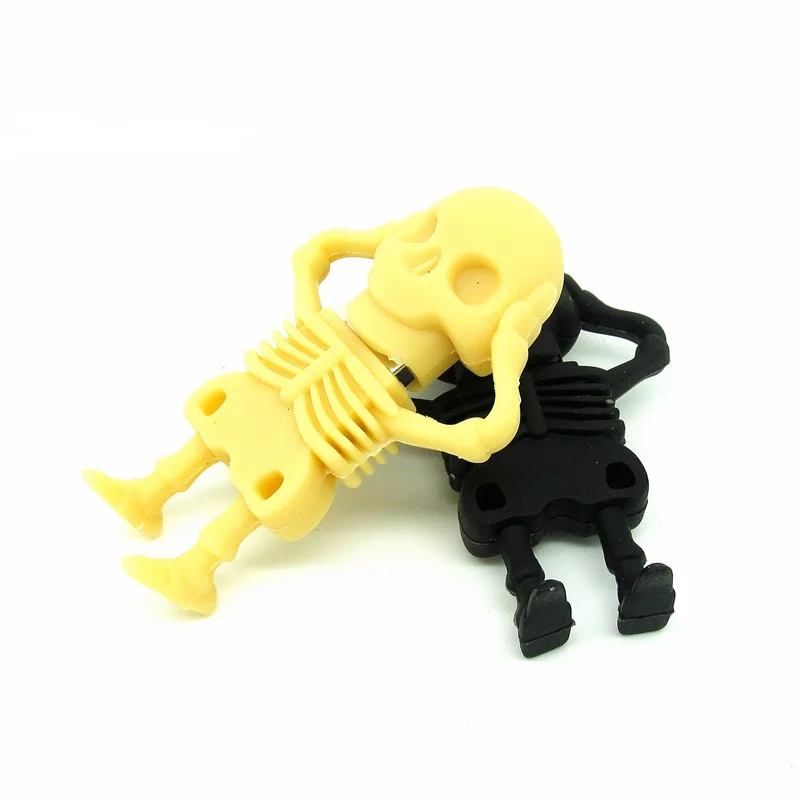 100% real capacity New Fashion Creative Skull usb flash drive 4GB 8GB 16GB 32GB pendrive memory stick cute pen 2.0 | Компьютеры и офис