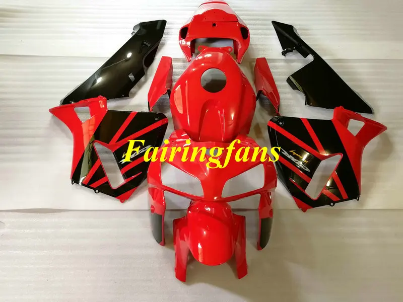 Мотоцикл обтекатель комплект для HONDA CBR600RR F5 05 06 CBR 600 RR 2005 2006 ABS красный Обтекатели
