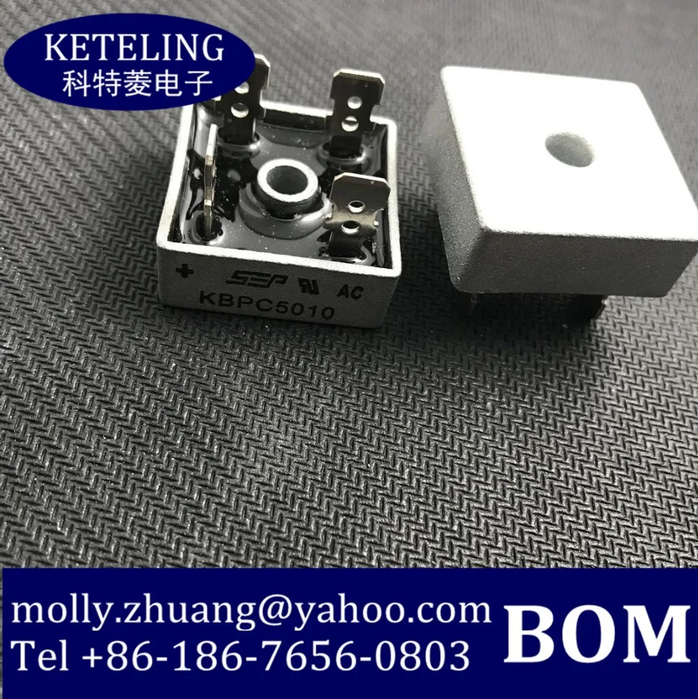 

Freeshipping KBPC5010 PONTE KBPC 50A DIODE GPP 1000 V