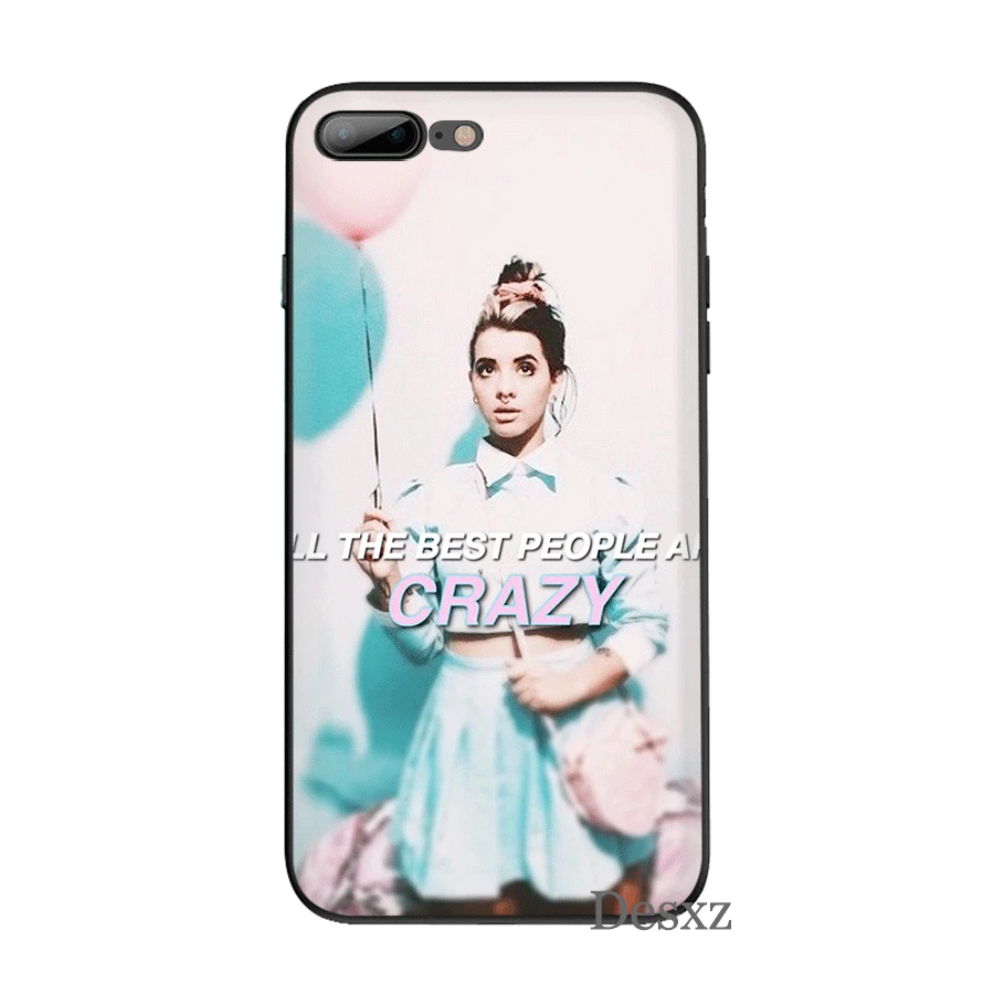 Черный мягкий ТПУ чехол Melanie Martinez Cry Baby для iPhone 11 Pro 5 5S SE 6 6s 7 8 Plus X XS XR Max