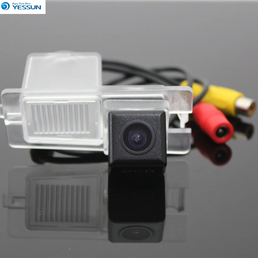 Автомобильная парковочная камера YESSUN заднего вида для SsangYong Rexton Y300 2006 ~ 2012 HD CCD |