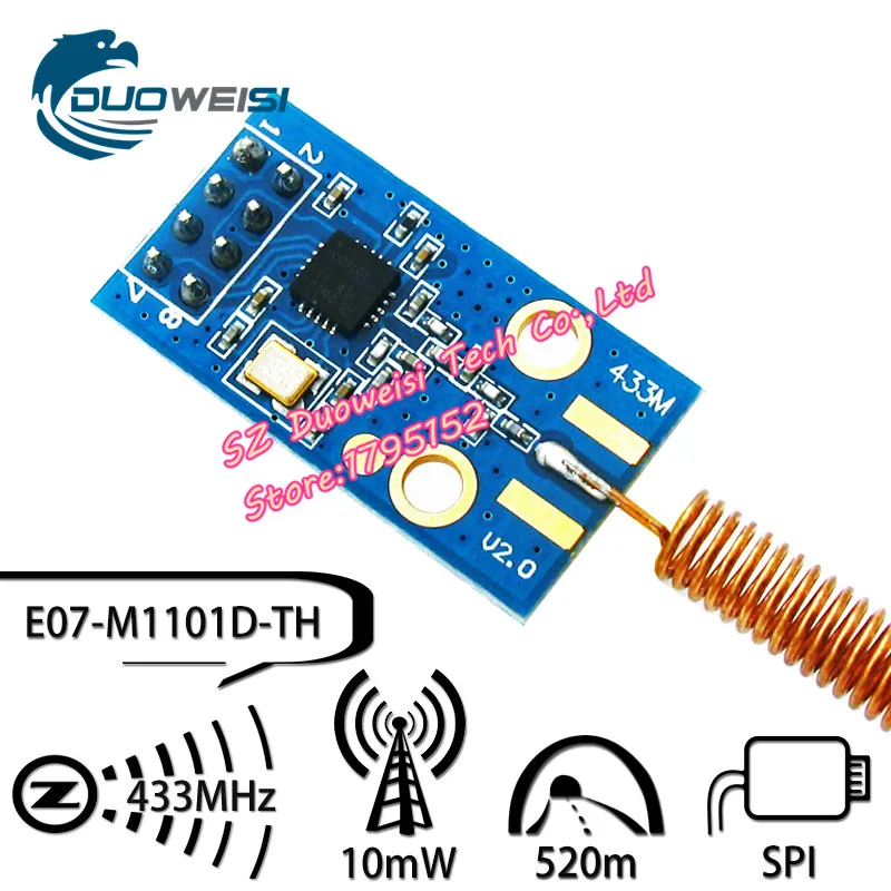 

E07-M1101D-TH CC1100 / CC1101 беспроводной модуль/433M/передача данных/трансивер/класс NRF905/SI4432/включая антенну