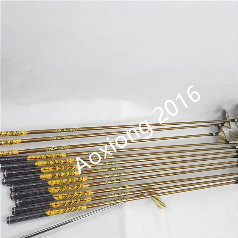 Гольф клуб Катана Меч клубный набор драйвер+ 3/5 fairway wood+ утюги+ клюшки и графитовая клюшка для гольфа без сумки