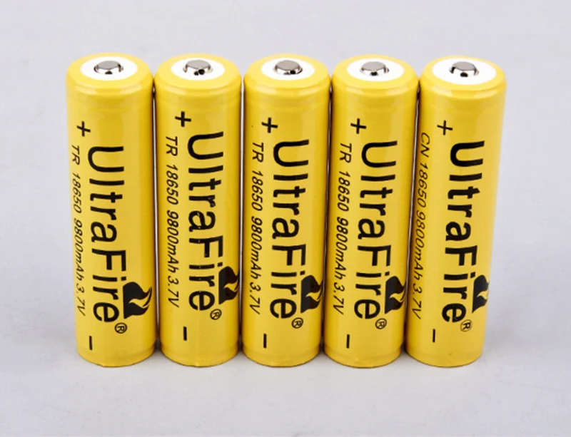 Высокая емкость 18650 литиевая батарея 3 7 V 9800mAh для фонарика литиевых