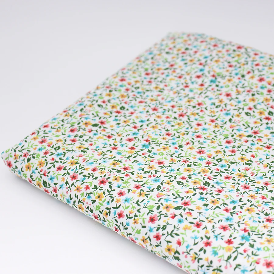 Цветы Ткань ситец для Вышивание Материал ткань поплин S хлопчатобумажные ткани