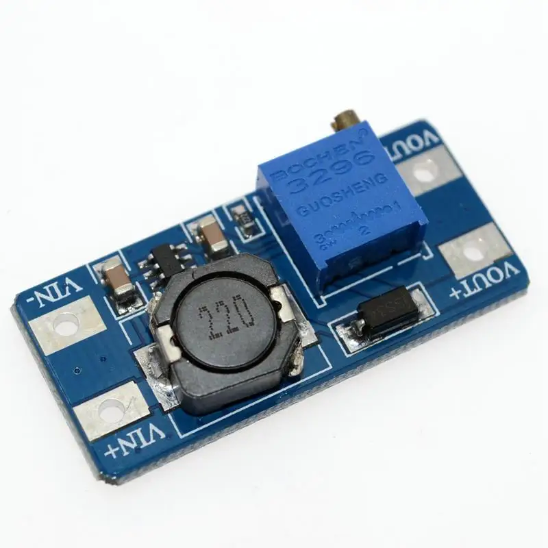 Штатив MT3608 регулируемый Повышающий Модуль 2А с MICRO USB 2в 24в до 5В 9В 12В 28В LM2577|step up|5v to