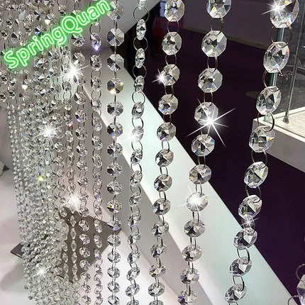 Новинка ручная работа занавеска из прозрачного хрусталя украшение для дома окон