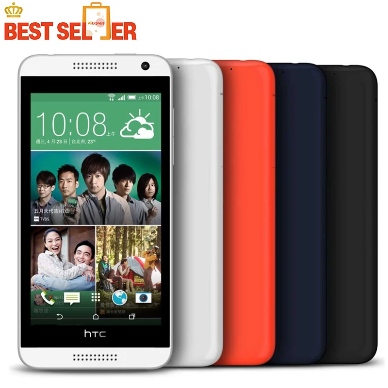 100% Оригинальные htc Desire 610 Quad core 4 7 дюйма емкостный сенсорный экран 1 Гб Оперативная