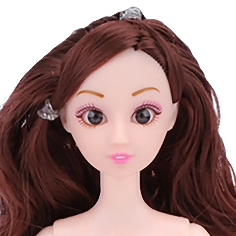 Кукла с головой, 12 шарниров, движущиеся голые тела, DIY игрушки, аксессуары, подарок для девочки, обучающая игрушка, детские игрушки и игры, дети 37