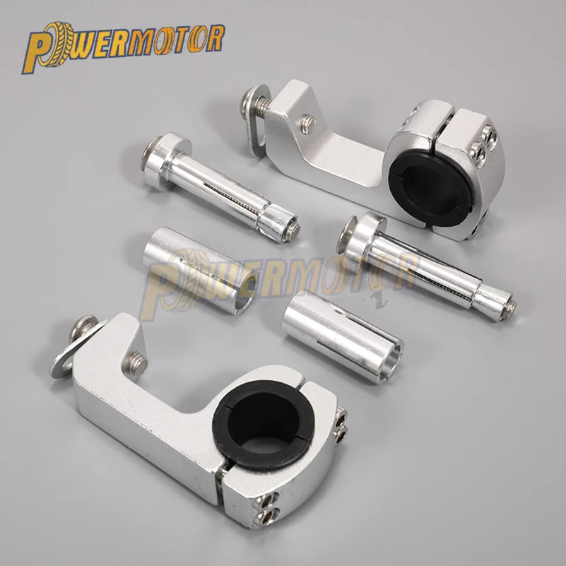 Powermotor-мотоциклетная накладка скобы для крепления держателя 22/28 мм ручка модернизации кронштейн защита рук частей